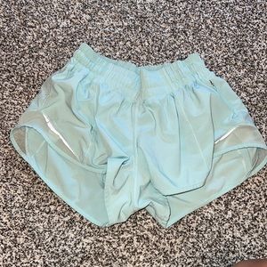 Light blue Lululemon shorts. Size 4
